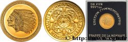 MONUMENTS ET HISTOIRE Médaille, Tête d indien
