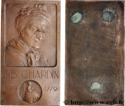 III REPUBLIC Plaque, Jean-Baptiste Siméon Chardin AU