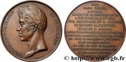 CHARLES X Médaille, Pose de la clef de la voûte du pont Marie-Thérèse à Moissac