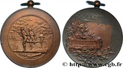 TROISIÈME RÉPUBLIQUE Médaille de récompense transformée en pendentif
