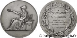 III REPUBLIC Médaille de récompense, La préservatrice AU