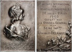 III REPUBLIC Plaquette, Concours international de véhicules industriels AU