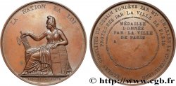 LOUIS-PHILIPPE I Médaille, donnée par la ville de Paris