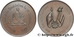 SECOND REPUBLIC Médaille, Promulgation de la Constitution