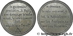 DEUXIÈME RÉPUBLIQUE Médaille, Élection du 10 décembre fVZ