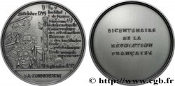 CINQUIÈME RÉPUBLIQUE Médaille, Bicentenaire de la Révolution, La Convention