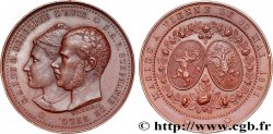 AUTRICHE - FRANÇOIS-JOSEPH Ier Médaille, Mariage de Rodolphe d’Autriche et Stéphanie de Belgique SUP