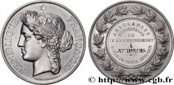 III REPUBLIC Médaille, Ambulances municipales du 9e arrondissement AU