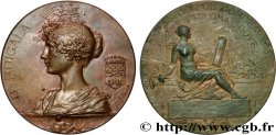 TROISIÈME RÉPUBLIQUE Médaille, Burdigala, 13e exposition, Société de philomathique