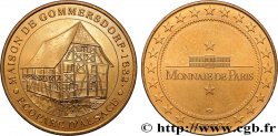 MÉDAILLES TOURISTIQUES Médaille touristique, Maison de Gommersdorf, Ecoparc d’Alsace