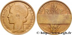 III REPUBLIC Médaille, délégué sénatorial AU