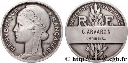 III REPUBLIC Médaille, Élections municipales AU