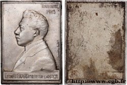 III REPUBLIC Plaque, Léon Hyérard, préfet, tirage uniface AU