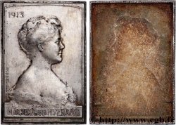 III REPUBLIC Plaque, Marguerite Hyérard, tirage uniface AU