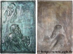III REPUBLIC Fonte uniface, Hommage au sculpteur Auguste Rodin AU