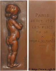 III REPUBLIC Plaquette, Enfant par Bouchardon AU