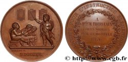 III REPUBLIC Médaille, Société pour l’instruction élémentaire, Prix Remoiville