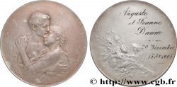 AMOUR ET MARIAGE Médaille de mariage, Noces d’argent d’Auguste et Jeanne Daum AU