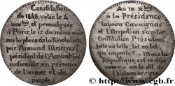 DEUXIÈME RÉPUBLIQUE Médaille, Promulgation de la Constitution AU