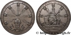 DEUXIÈME RÉPUBLIQUE Médaille, Les sept plaies de la République AU