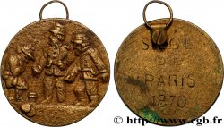 GUERRE DE 1870-1871 Médaille, Siège de Paris VF