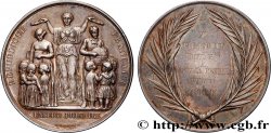 III REPUBLIC Médaille, Enseignement primaire AU