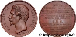 SECOND EMPIRE Médaille, Fondation de la Caisse de secours et de pensions AU