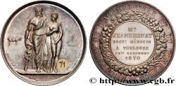 SECOND EMPIRE Médaille, La Vaccine, Ministère de l’agriculture et du commerce AU