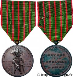 SECOND EMPIRE Médaille satyrique de Waterloo AU