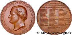 SECOND EMPIRE Médaille, Prince Jérôme Napoléon, Commission impériale de l’exposition universelle TTB