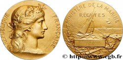 III REPUBLIC Médaille, Régates AU