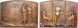 III REPUBLIC Plaquette, Inauguration des Prisons de Fresnes-les-Rungis XF