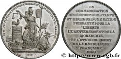 DEUXIÈME RÉPUBLIQUE Médaille, Commémoration des efforts éclatants