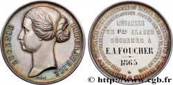 SECOND EMPIRE Médaille, Société d’éducation et de prévoyance en faveur des sourds et des aveugles AU