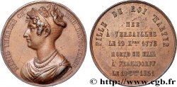 DEUXIÈME RÉPUBLIQUE Médaille, Décès de Marie-Thérèse, duchesse d’Angoulême