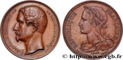 DEUXIÈME RÉPUBLIQUE Médaille, Élection du président Louis Napoléon Bonaparte AU