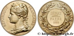TROISIÈME RÉPUBLIQUE Médaille, Sénat, Général Farre SUP