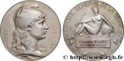 III REPUBLIC Médaille, Conseil général de la Seine AU