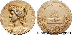 III REPUBLIC Médaille, Conseil municipal AU