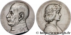 III REPUBLIC Médaille, Maréchal Foch, A la délégation Lafayette des chevaliers AU