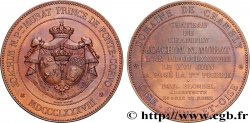 TROISIÈME RÉPUBLIQUE Médaille, Pose de la première pierre du Château de Chambly SUP