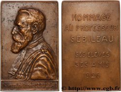 TERCERA REPUBLICA FRANCESA Plaquette, Hommage au Professeur Pierre Sebileau