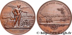 SUISSE - CONFÉDÉRATION HELVÉTIQUE Médaille, Honneur au travail, La Chaux-de-Fonds avant l’incendie