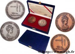 MONACO Coffret de 2 médailles, Louise Hippolyte, Princesse de Monaco, 13e rencontres numismatiques