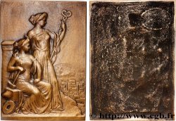 TERZA REPUBBLICA FRANCESE Plaquette, Compagnie des Courtiers maritimes, tirage uniface de l’avers