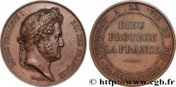 LOUIS-PHILIPPE I Médaille, Attentat à la vie du roi