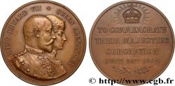 GREAT-BRITAIN - EDWARD VII Médaille, Couronnement d’Édouard VII