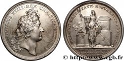 LOUIS XIV THE SUN KING Médaille, Pyramide des Corses abattue à Rome, refrappe