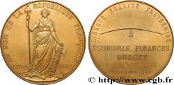 V REPUBLIC Médaille, Économie, finance et budget, Au nom de la République Française