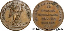 DEUXIÈME RÉPUBLIQUE Médaille en mémoire des évènements de 1848 TTB